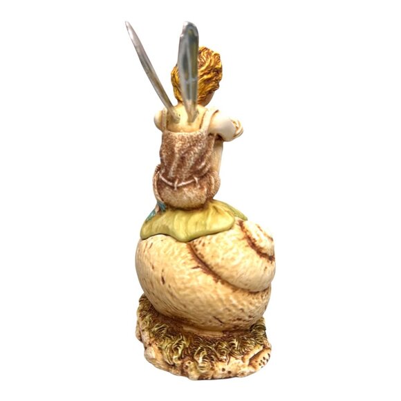 Bells Chymes Isle of Gramarye Faerie Children Trinket Box Harmony Kingdom Snail - Picture 8 of 11